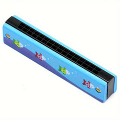 Wooden Harmonica Music Teaching Aid 16 Hole Professional Instrument