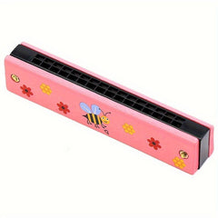 Wooden Harmonica Music Teaching Aid 16 Hole Professional Instrument