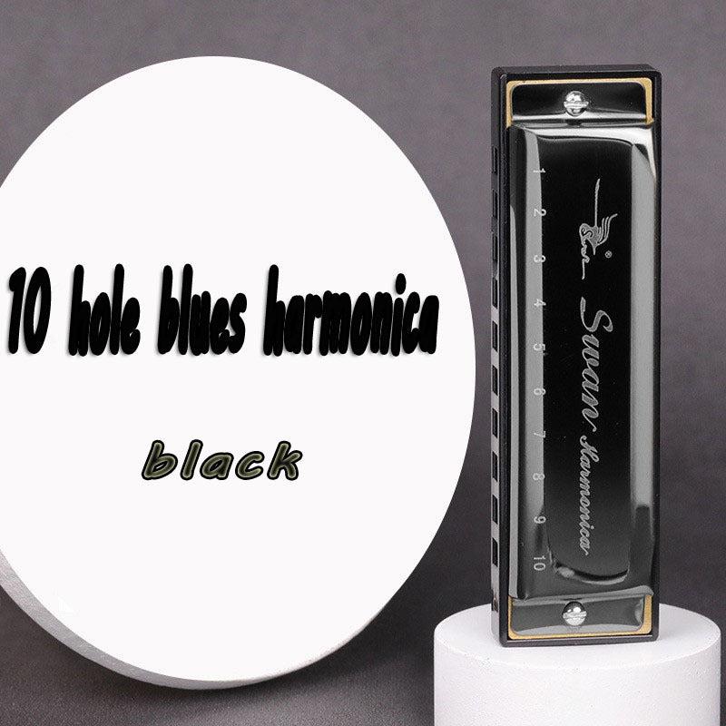 10 Hole Blues Harmonica in C Key