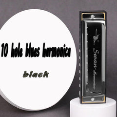 10 Hole Blues Harmonica in C Key
