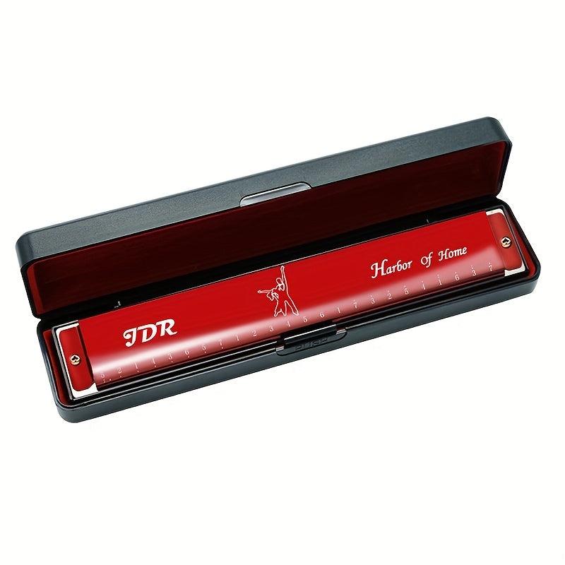 C Tone 24 Hole Harmonica for Beginners - Adults & Children