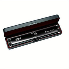 C Tone 24 Hole Harmonica for Beginners - Adults & Children
