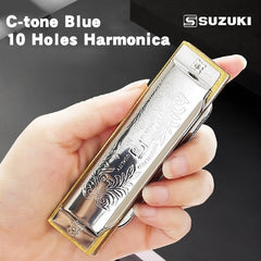 C Tune Blues 10 hole Harmonica Ten hole Blues Beginner Adult Students