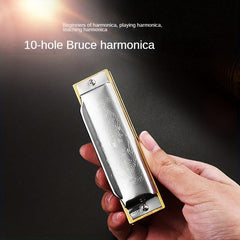 C Tune Blues 10 hole Harmonica Ten hole Blues Beginner Adult Students