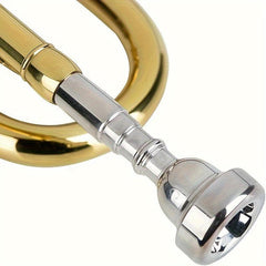 Metal Copper Small Mouth for Playing, Silvery/Golden Plated