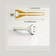 Metal Copper Small Mouth for Playing, Silvery/Golden Plated