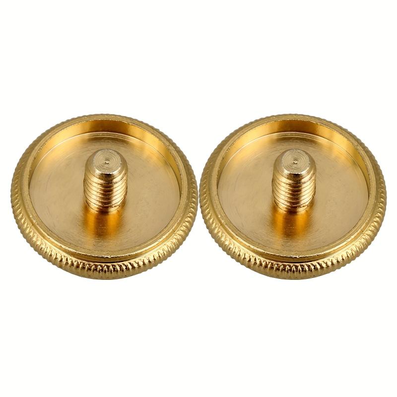 3pcs Golden Plated Trumpet Finger Buckle with Green Stone Key