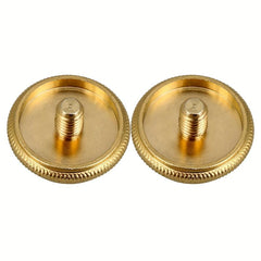 3pcs Golden Plated Trumpet Finger Buckle with Green Stone Key
