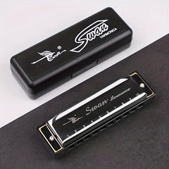 10 Holes 20 Tone C Blues Harmonica Ideal for Kids & Beginners