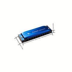 10 Holes 20 Tone C Blues Harmonica Ideal for Kids & Beginners