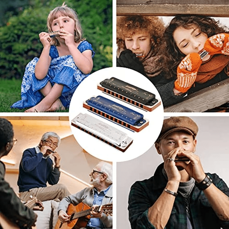 East Top Diatonic Blues Harmonica Key Of C 10 Holes 20 Tones