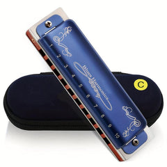 East Top Diatonic Blues Harmonica Key Of C 10 Holes 20 Tones
