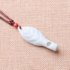 Ceramic Whistle Leaf Style 2pcs