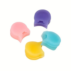 4pcs Silicone Pipe Thumb Pads Coloured Round Clarinet Thumb Protectors