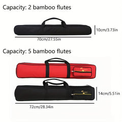 Shoulder Bag for 2-5 Bamboo Flutes, Lightweight Handbag, Universal Accessories