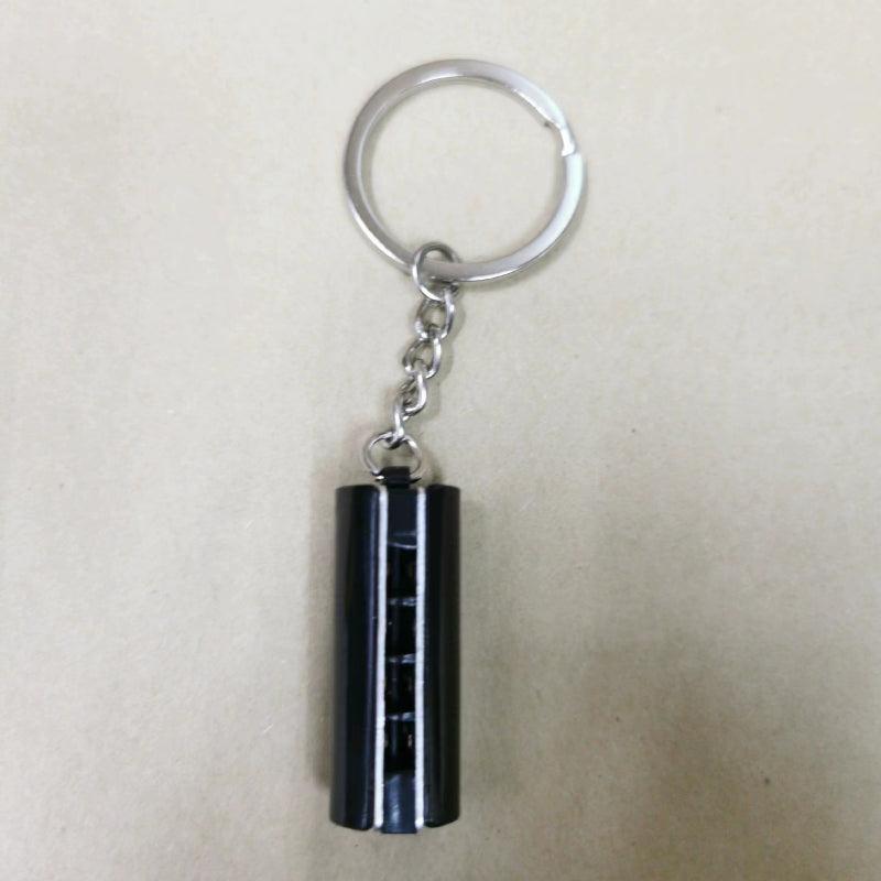 Mini 8 Tone 4 Holes Harmonica Keychain Educational Toy