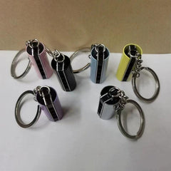 Mini 8 Tone 4 Holes Harmonica Keychain Educational Toy