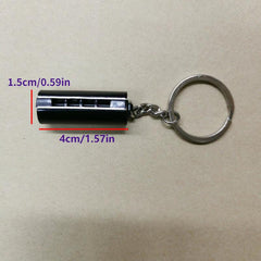 Mini 8 Tone 4 Holes Harmonica Keychain Educational Toy
