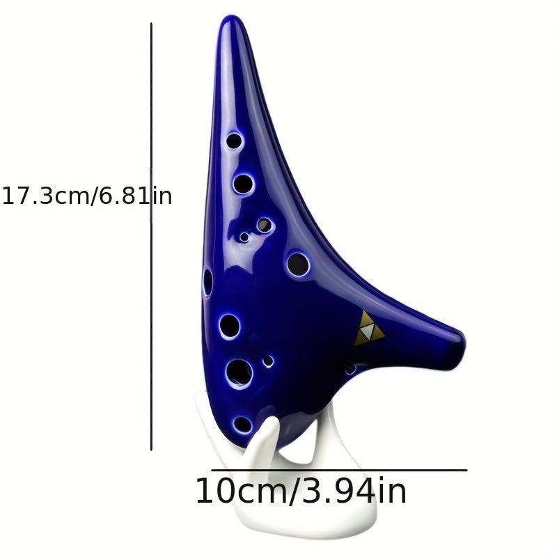 Royal 12 Hole Ocarina Flute with Score & Case