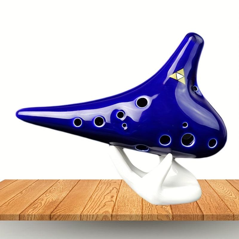 Royal 12 Hole Ocarina Flute with Score & Case