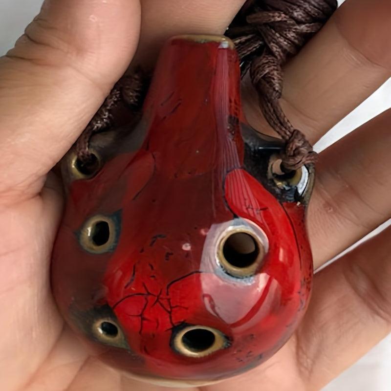 6 Hole Ceramic Flute Handicraft