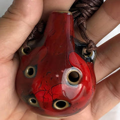 6 Hole Ceramic Flute Handicraft