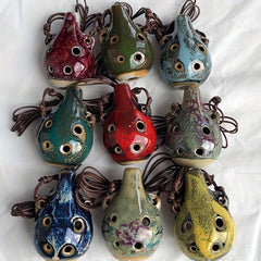 6 Hole Ceramic Flute Handicraft