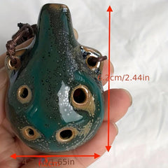 6 Hole Ceramic Flute Handicraft