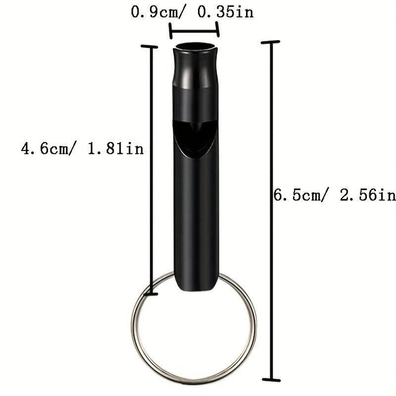 10pcs Colorful Emergency Whistle Keychain Camping Hiking Outdoor Sports Aluminum