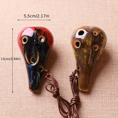 6 Hole Ocarina Ceramic Beginner Night Market Souvenir