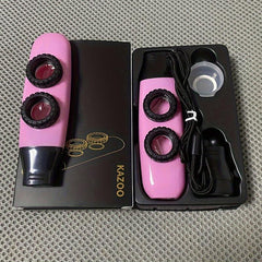 Double Sound Hole Card Kazoo Adjustable Tone Box 2 Membrane