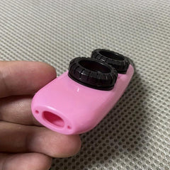Double Sound Hole Card Kazoo Adjustable Tone Box 2 Membrane