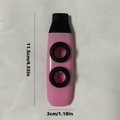 Double Sound Hole Card Kazoo Adjustable Tone Box 2 Membrane