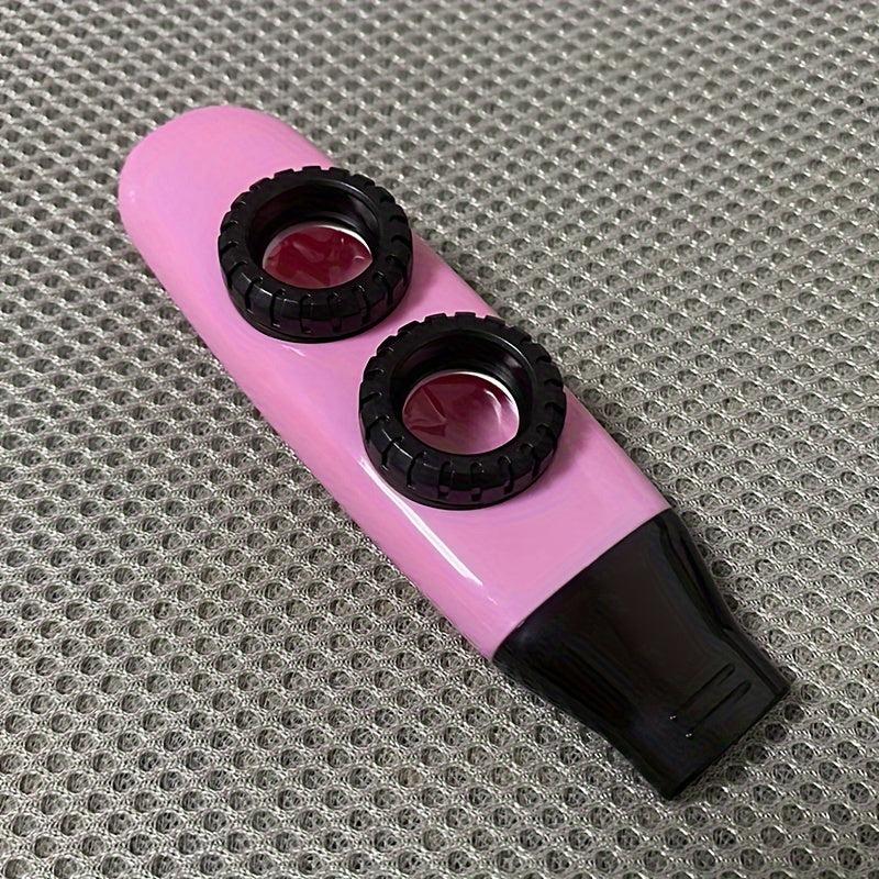 Double Sound Hole Card Kazoo Adjustable Tone Box 2 Membrane