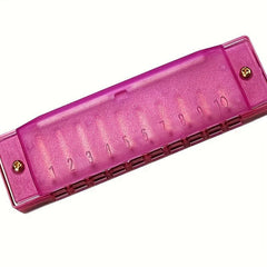 10-Hole Plastic Tunable Harmonica for Beginners