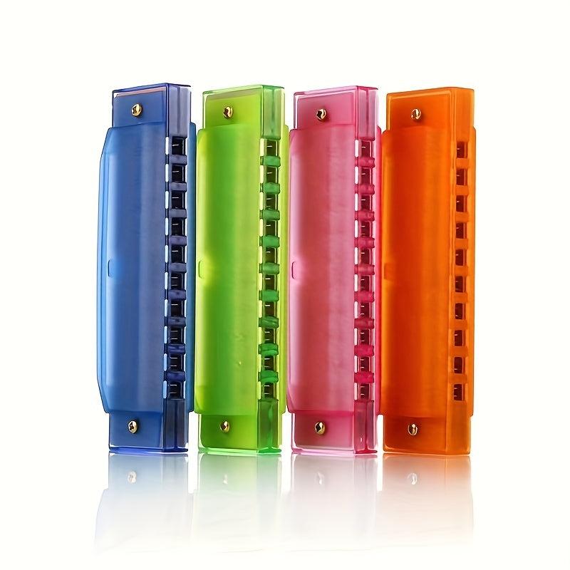 10-Hole Plastic Tunable Harmonica for Beginners