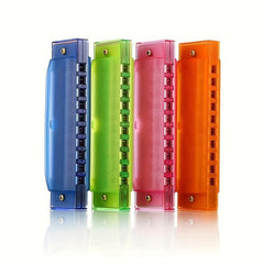 10-Hole Plastic Tunable Harmonica for Beginners