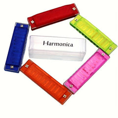 10-Hole Plastic Tunable Harmonica for Beginners