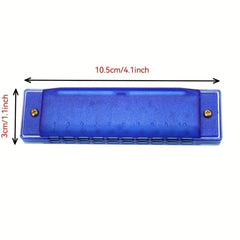 10-Hole Plastic Tunable Harmonica for Beginners
