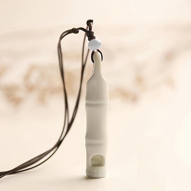 Ceramic Necklace and Whistle Set