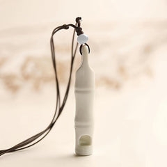 Ceramic Necklace and Whistle Set