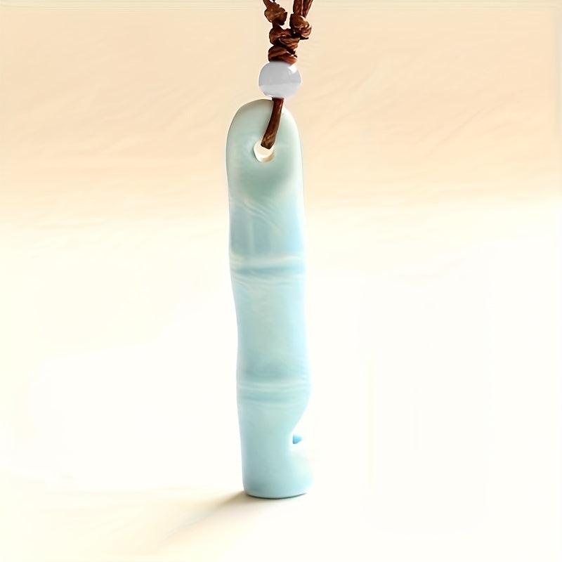 Ceramic Necklace and Whistle Set