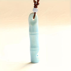 Ceramic Necklace and Whistle Set