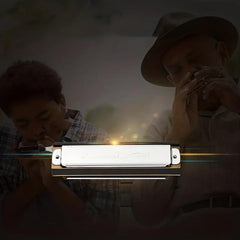 12 Holes C Tuning Harmonica 48 Tones Metal Reeds Rich Sound