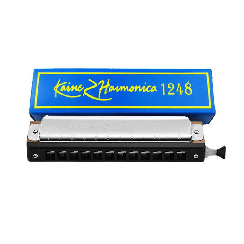 12 Holes C Tuning Harmonica 48 Tones Metal Reeds Rich Sound