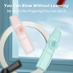 Portable Kazoo Musical Instrument - Easy to Learn - Mini Size