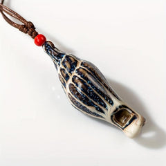 Adjustable Ceramic Whistle Pendant All Match Sweet Style