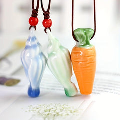 Adjustable Ceramic Whistle Pendant All Match Sweet Style
