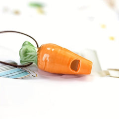 Adjustable Ceramic Whistle Pendant All Match Sweet Style