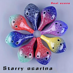 Starry Sky Ocarina 6 Hole Alto C Scale